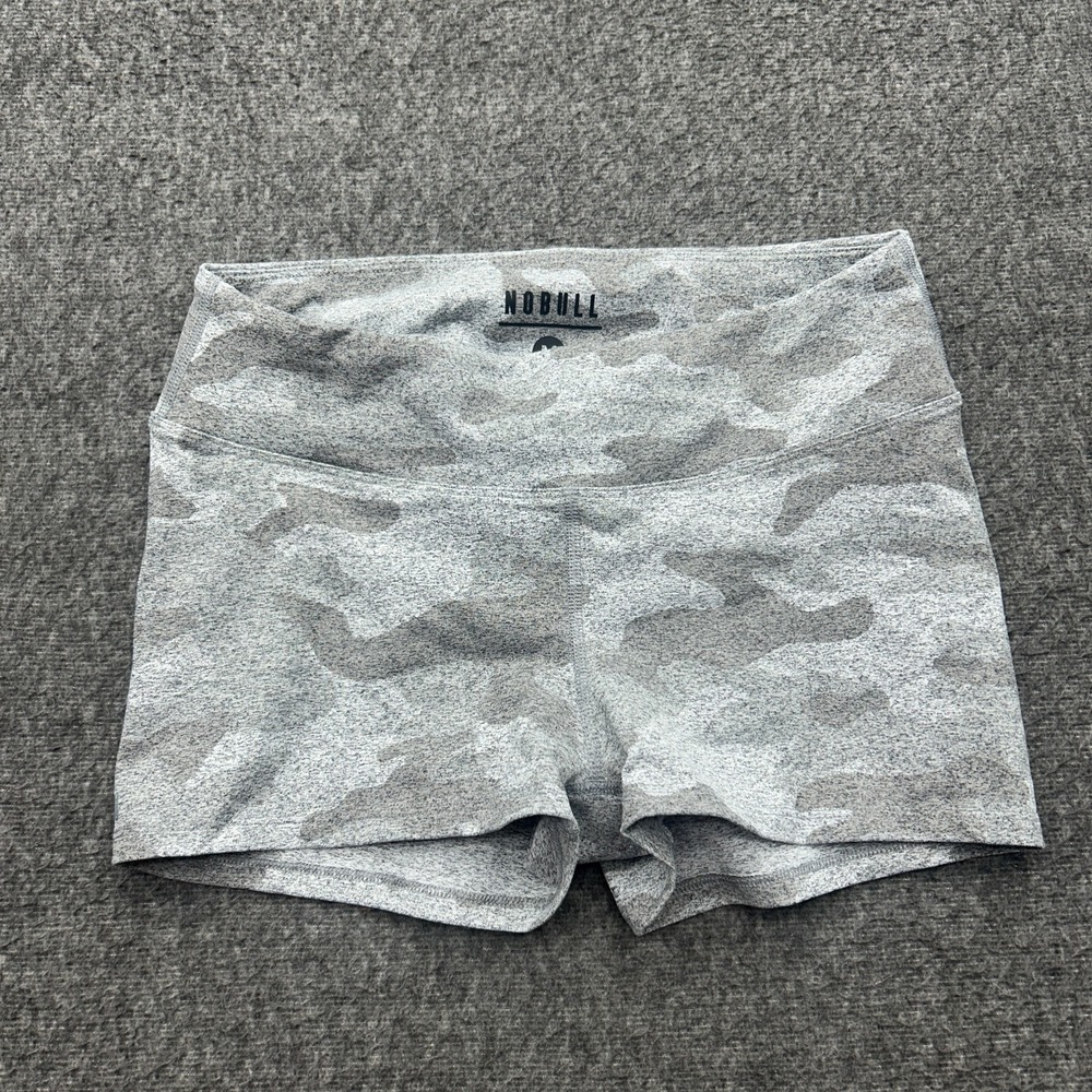 No Bull Camo Shorts Gym Fitness Womens Medium Low Rise